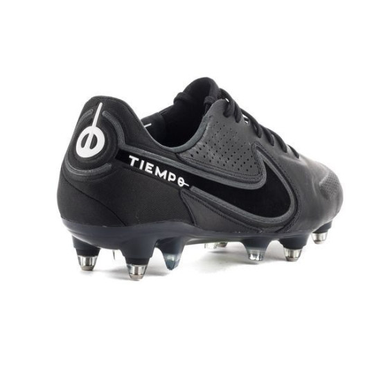 Sepatu Bola Nike Tiempo Legend 9 Elite SG PRO Anti Clog Shadow Black Dark Smoke Grey Summit White DB0822-001