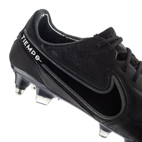 Sepatu Bola Nike Tiempo Legend 9 Elite SG PRO Anti Clog Shadow Black Dark Smoke Grey Summit White DB0822-001