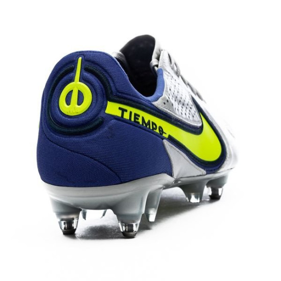 Sepatu Bola Nike Tiempo Legend 9 Elite SG PRO Anti Clog Recharge Grey Fog Volt Sapphire DB0822-075