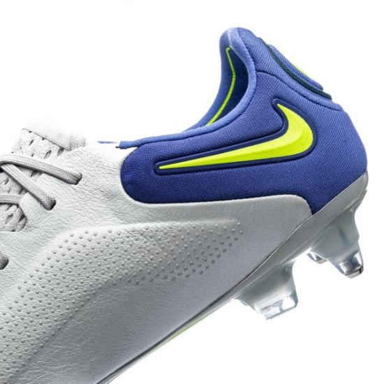 Sepatu Bola Nike Tiempo Legend 9 Elite SG PRO Anti Clog Recharge Grey Fog Volt Sapphire DB0822-075