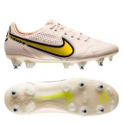 Sepatu Bola Nike Tiempo Legend 9 Elite SG PRO Anti Clog Lucent Guava Ice Yellow Strike Sunset Glow DB0822-800