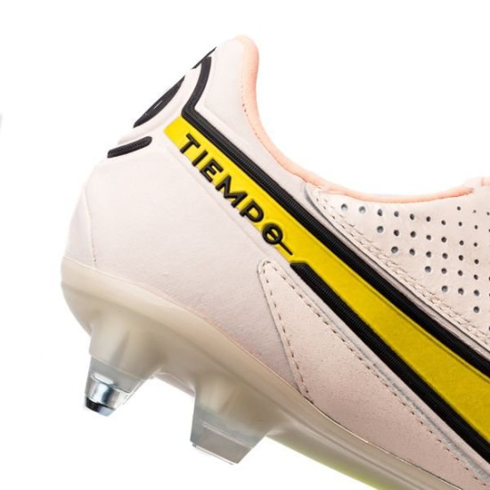 Sepatu Bola Nike Tiempo Legend 9 Elite SG PRO Anti Clog Lucent Guava Ice Yellow Strike Sunset Glow DB0822-800