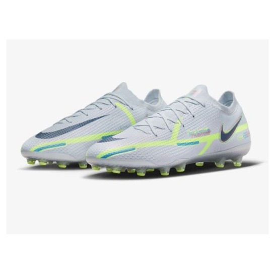 Sepatu Bola Nike Phantom GT 2 Elite AG PRO The Progress Football Grey Blackened Blue DC0748-054