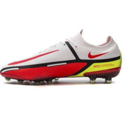 Sepatu Bola Nike Phantom GT 2 Elite AG PRO Motivation White Bright Crimson Volt Black DC0748-167