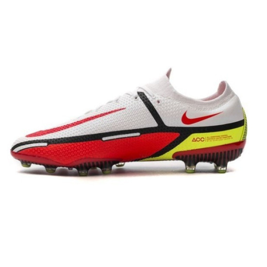 Sepatu Bola Nike Phantom GT 2 Elite AG PRO Motivation White Bright Crimson Volt Black DC0748-167