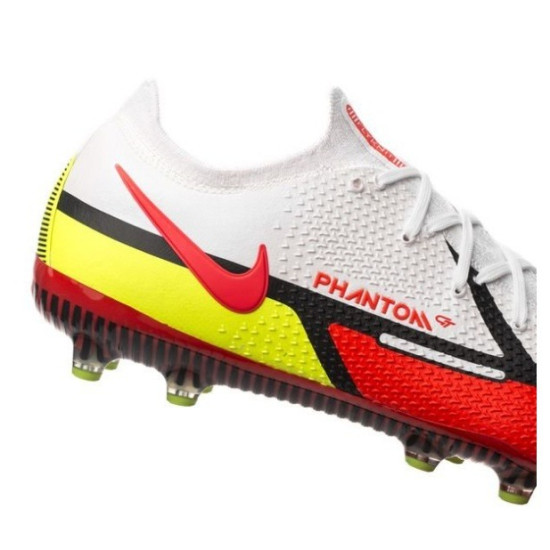 Sepatu Bola Nike Phantom GT 2 Elite AG PRO Motivation White Bright Crimson Volt Black DC0748-167