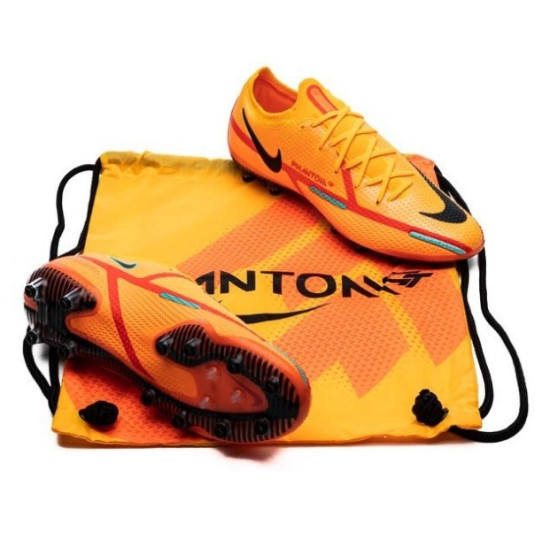 Sepatu Bola Nike Phantom GT 2 Elite AG PRO Blueprint Laser Orange Black Total Orange DC0748-808