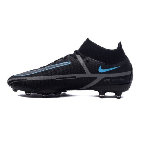 Sepatu Bola Nike Phantom GT 2 Elite DF AG PRO Renew Black Iron Grey DC0749-004