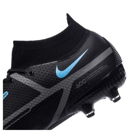 Sepatu Bola Nike Phantom GT 2 Elite DF AG PRO Renew Black Iron Grey DC0749-004