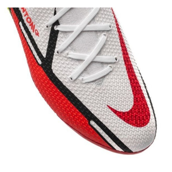 Sepatu Bola Nike Phantom GT 2 Elite DF AG PRO Motivation White Bright Crimson Volt Black DC0749-167