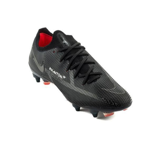 Sepatu Bola Nike Phantom GT 2 Elite SG PRO Anti Clog Shadow Black Dark Smoke Grey Summit White DC0753-001