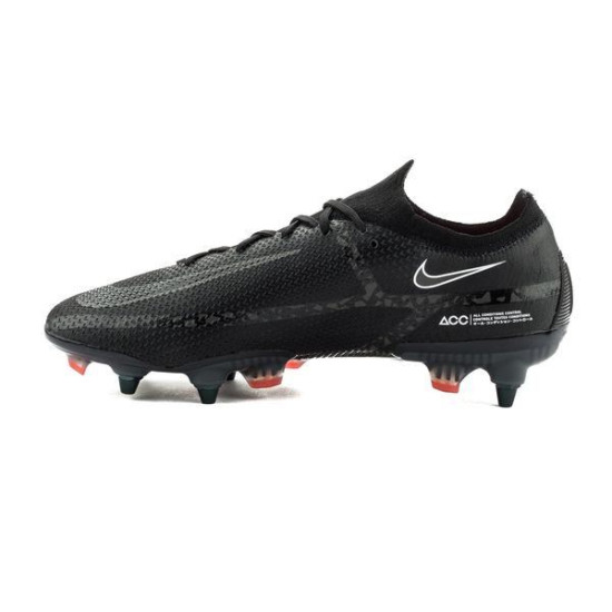 Sepatu Bola Nike Phantom GT 2 Elite SG PRO Anti Clog Shadow Black Dark Smoke Grey Summit White DC0753-001