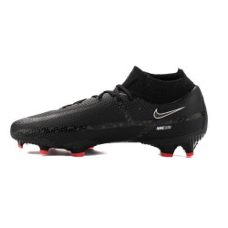 Sepatu Bola Nike Phantom GT 2 Pro DF FG Shadow Black Dark Smoke Grey Summit White DC0759-001