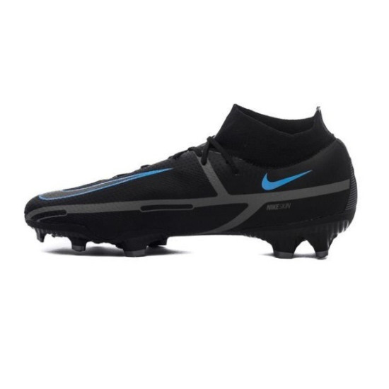 Sepatu Bola Nike Phantom GT 2 Pro DF FG Renew Black Iron Grey DC0759-004