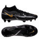 Sepatu Bola Nike Phantom GT 2 Pro DF FG Shadow Black Metallic Dark Grey Metallic Gold DC0759-007