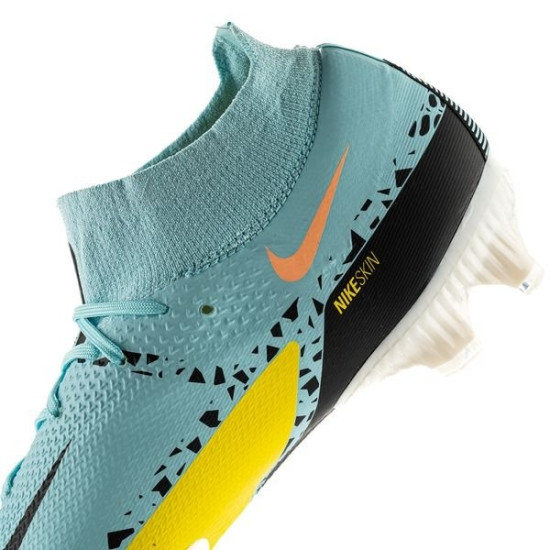 Sepatu Bola Nike Phantom GT 2 Pro DF FG Lucent Glacier Ice Black Yellow Strike DC0759-407