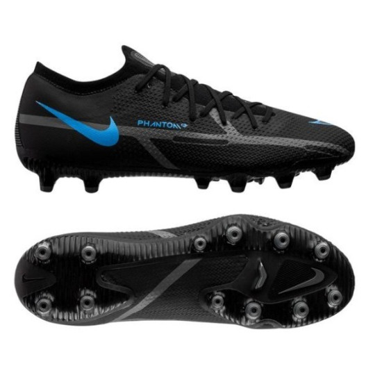 Sepatu Bola Nike Phantom GT 2 Pro AG-PRO Renew Black Iron Grey DC0760-004