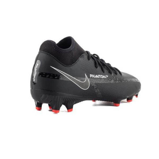 Sepatu Bola Nike Phantom GT 2 Academy DF MG Shadow Black Dark Smoke Grey Summit White DC0797-001