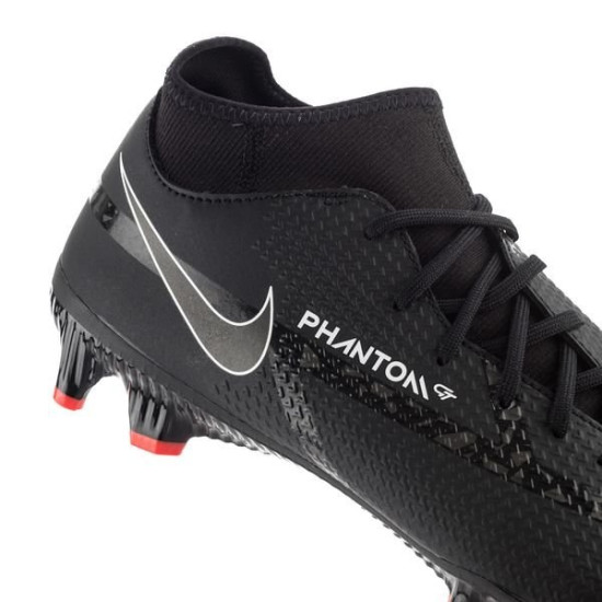 Sepatu Bola Nike Phantom GT 2 Academy DF MG Shadow Black Dark Smoke Grey Summit White DC0797-001