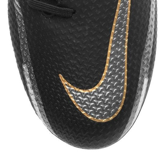 Sepatu Bola Nike Phantom GT 2 Academy DF MG Shadow Black Metallic Dark Grey Metallic Gold DC0797-007