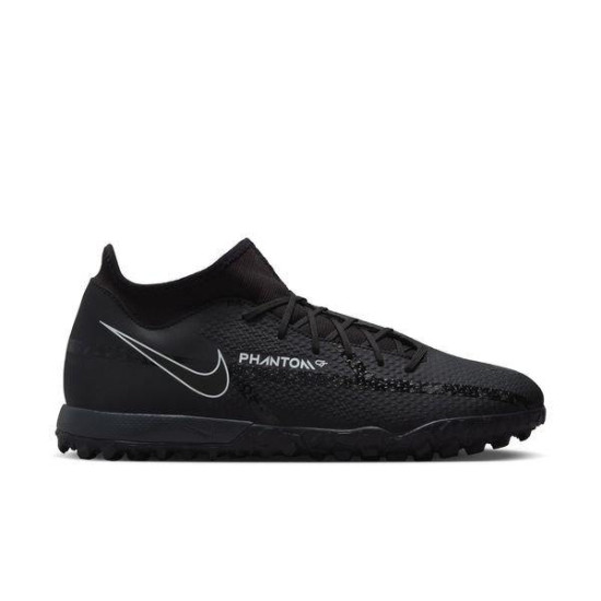 Sepatu Futsal Nike Phantom GT 2 Academy DF TF Shadow Black Smoke Grey Summit White DC0802-001