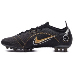 Sepatu Bola Nike Mercurial Vapor 14 Elite AG PRO Shadow Black Metallic Gold Metallic Silver DJ2833-007