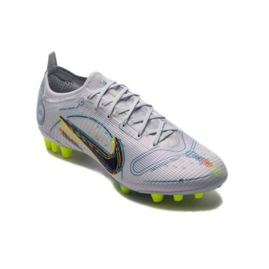 Sepatu Bola Nike Mercurial Vapor 14 Elite AG PRO The Progress Football Grey Blackened Blue DJ2833-054