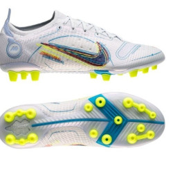 Sepatu Bola Nike Mercurial Vapor 14 Elite AG PRO The Progress Football Grey Blackened Blue DJ2833-054