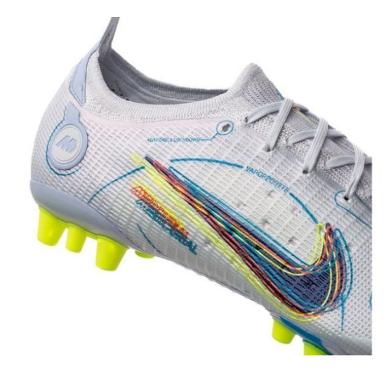 Sepatu Bola Nike Mercurial Vapor 14 Elite AG PRO The Progress Football Grey Blackened Blue DJ2833-054