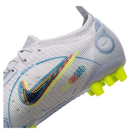 Sepatu Bola Nike Mercurial Vapor 14 Elite AG PRO The Progress Football Grey Blackened Blue DJ2833-054