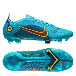 Sepatu Bola Nike Mercurial Vapor 14 Elite FG Blueprint Chlorine Blue Laser Orange Marina DJ2837-484