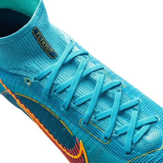 Sepatu Bola Nike Mercurial Superfly 8 Elite FG Blueprint Chlorine Blue Laser Orange Marina DJ2839-484