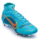 Sepatu Bola Nike Mercurial Superfly 8 Elite SG PRO Anti Clog Blueprint Chlorine Blue Laser Orange Marina DJ2840-484