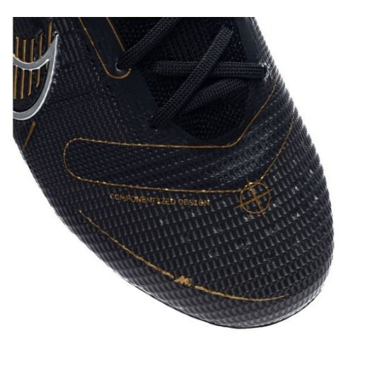 Sepatu Bola Nike Mercurial Superfly 8 Elite AG PRO Shadow Black Metallic Gold Metallic Silver DJ2841-007