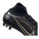 Sepatu Bola Nike Mercurial Superfly 8 Elite AG PRO Shadow Black Metallic Gold Metallic Silver DJ2841-007