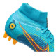 Sepatu Bola Nike Mercurial Superfly 8 Pro AG PRO Blueprint Chlorine Blue Laser Orange Marina DJ2844-484