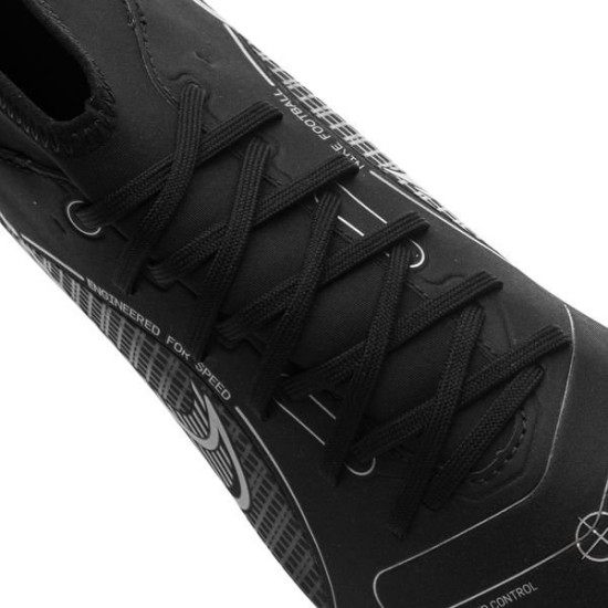 Sepatu Bola Nike Mercurial Superfly 8 Club MG Shadow Black Metallic Silver Medium Ash DJ2904-007