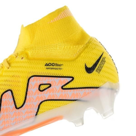 Sepatu Bola Nike Air Zoom Mercurial Superfly Elite 9 FG Lucent Yellow Strike Sunset Glow Barely Grape DJ4977-780