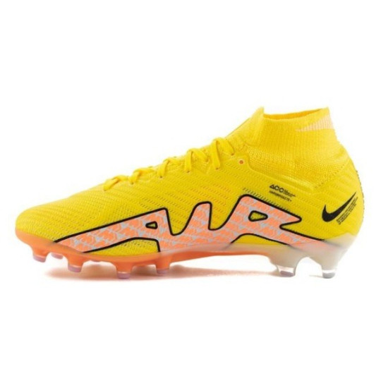 Sepatu Bola Nike Air Zoom Mercurial Superfly Elite 9 AG PRO Lucent Yellow Strike Sunset Glow Barely Grape DJ5165-780