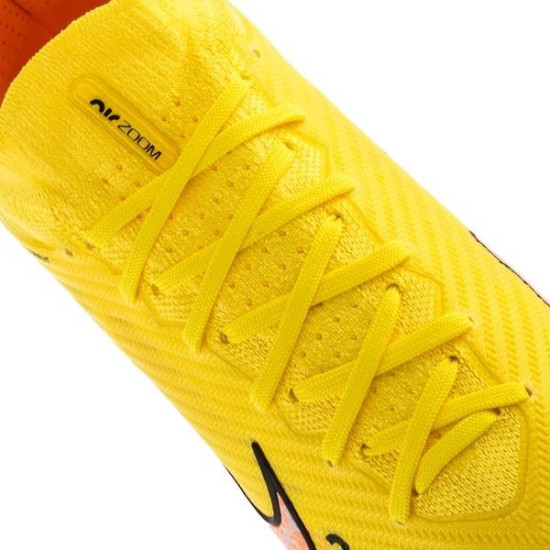 Sepatu Bola Nike Air Zoom Mercurial Superfly Elite 9 SG PRO Anti Clog Lucent Yellow Strike Sunset Glow Barely Grape DJ5166-780