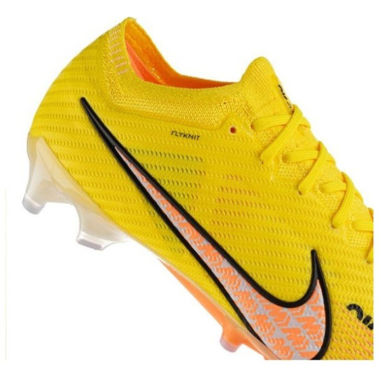 Sepatu Bola Nike Air Zoom Mercurial Vapor 15 Elite AG PRO Lucent Yellow Strike Sunset Glow Doll DJ5167-780