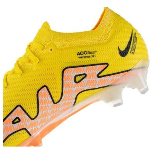 Sepatu Bola Nike Air Zoom Mercurial Vapor 15 Elite AG PRO Lucent Yellow Strike Sunset Glow Doll DJ5167-780