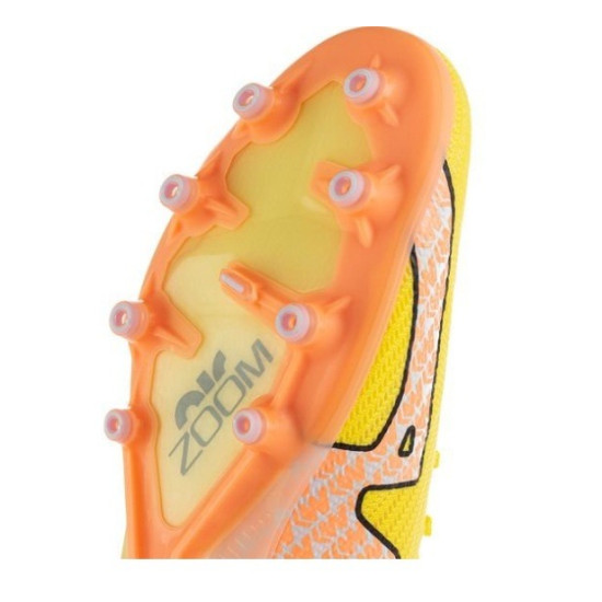 Sepatu Bola Nike Air Zoom Mercurial Vapor 15 Elite AG PRO Lucent Yellow Strike Sunset Glow Doll DJ5167-780