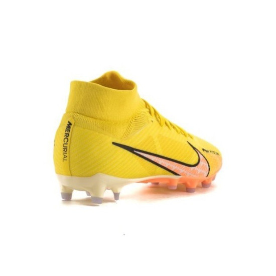 Sepatu Bola Nike Air Zoom Mercurial Superfly 9 Pro AG PRO Lucent Yellow Strike Sunset Glow Doll DJ5596-780