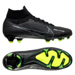 Sepatu Bola Nike Air Zoom Mercurial Superfly 9 Pro FG Shadow Black Dark Smoke Grey Summit White Volt DJ5598-001