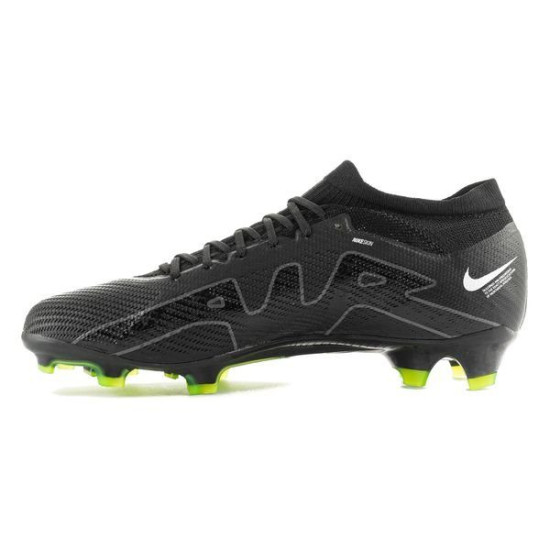 Sepatu Bola Nike Air Zoom Mercurial Vapor 15 Pro FG Shadow Black Dark Smoke Grey Summit White Volt DJ5603-001