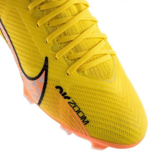 Sepatu Bola Nike Air Zoom Mercurial Vapor 15 Pro FG Lucent Yellow Strike Sunset Glow Doll DJ5603-780