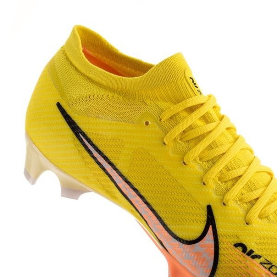 Sepatu Bola Nike Air Zoom Mercurial Vapor 15 Pro FG Lucent Yellow Strike Sunset Glow Doll DJ5603-780