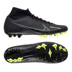 Sepatu Bola Nike Air Zoom Mercurial Superfly 9 Academy AG Shadow Black Dark Smoke Grey Summit White Volt DJ5622-001