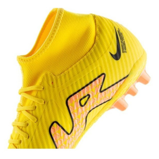 Sepatu Bola Nike Air Zoom Mercurial Superfly 9 Academy AG Lucent Yellow Strike Sunset Glow DJ5622-780